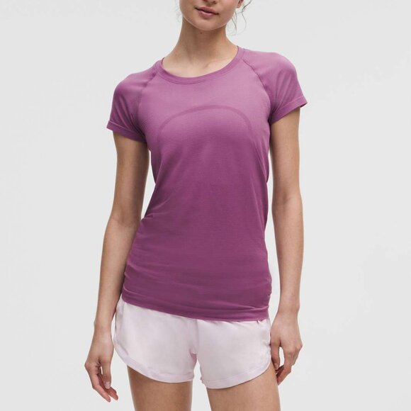 NWT Lululemon Swiftly Tech Short Sleeve 2.0 *Hip Length, Sz 6, Mystic - Picture 1 of 8